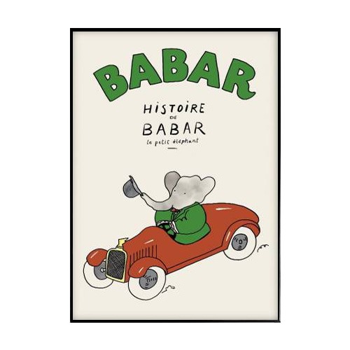 PSTR - 코끼리바바 4 Histoire de Babar (30x40)